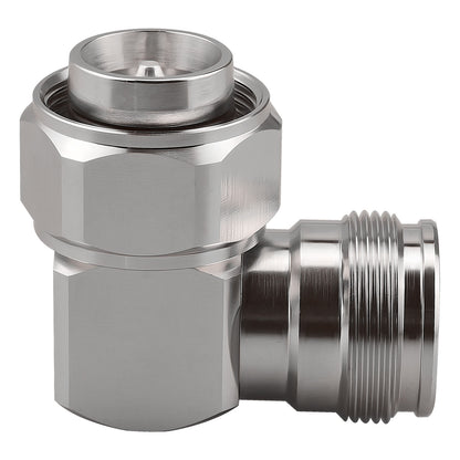 onelinkmore 4.3/10 Mini DIN Connector Male Plug to 4.3-10 Female Jack Adapter 4.3-10 Mini DIN Male to 4.3/10 Female Right Angle Adapter