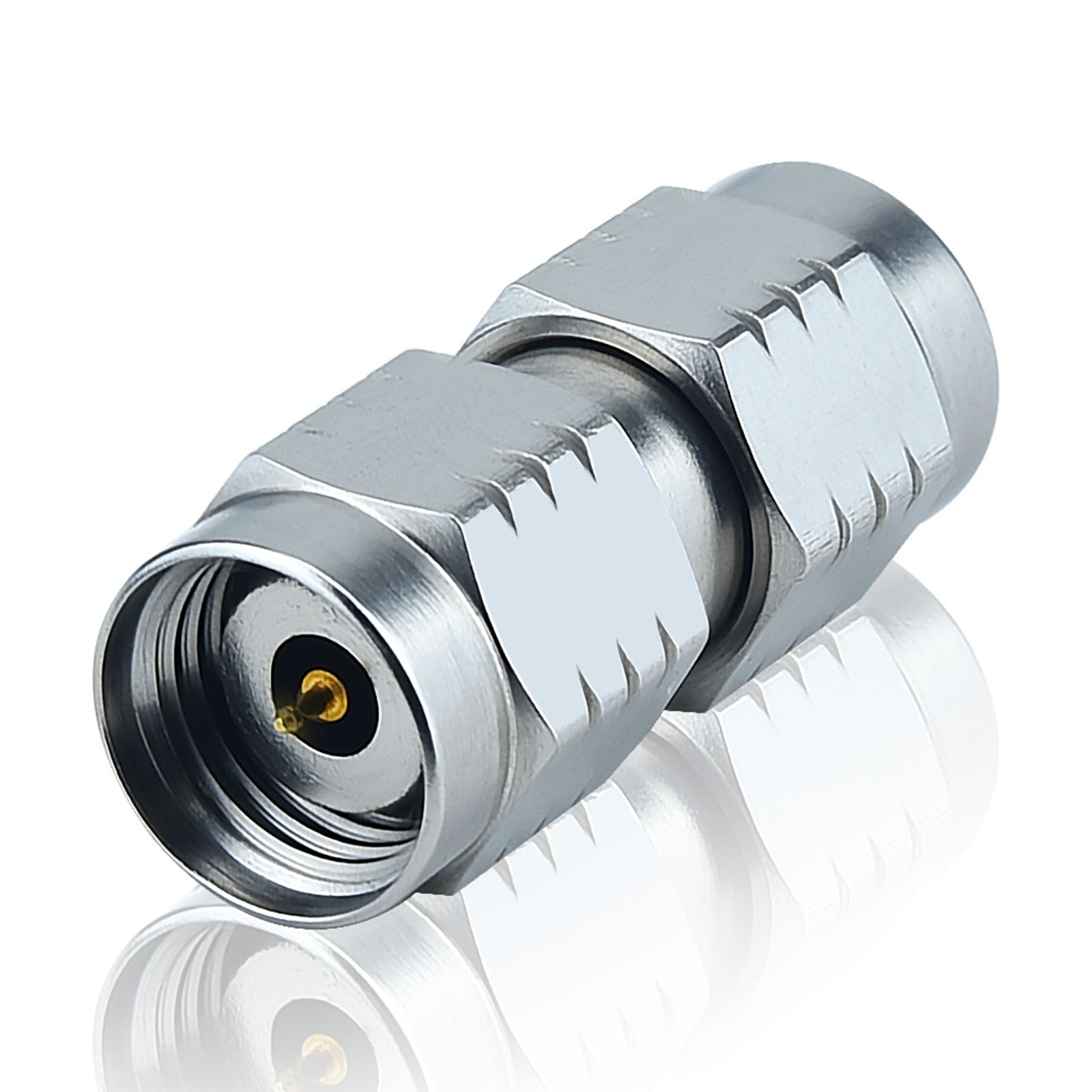 Wave Connector 2.4 mm Wave Connector Precision 2.4 mm Male to 2.4 mm Male Adapter Sta ...