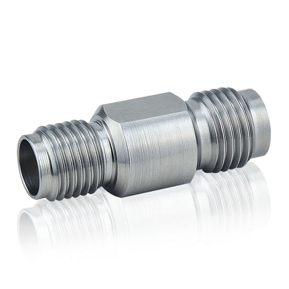 2.4 mm 3.5 mm Wave Connector Precision 2.4 mm Female to 3.5 mm Female Adapter Stainless Steel Body Microwave Adapter, 50 Ohm,DC to 34 GHz, VSWR 1:1.25