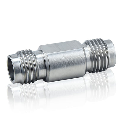 2.4 mm Wave Connector Precision 2.4 mm Female to 2.4 mm Female Adapter Stainless Steel Body Microwave Adapter, 50 Ohm,DC to 50 GHz, VSWR 1:1.3