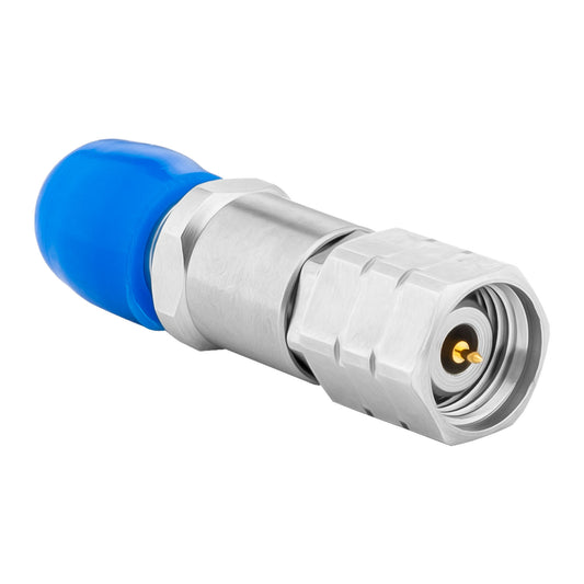 2.4 mm 1.85 mm Wave Connector Precision 1.85 mm Female to 2.4 mm Male Adapter Stainless Steel Body Microwave Adapter, 50 Ohm,DC to 50 GHz, VSWR 1:1.25