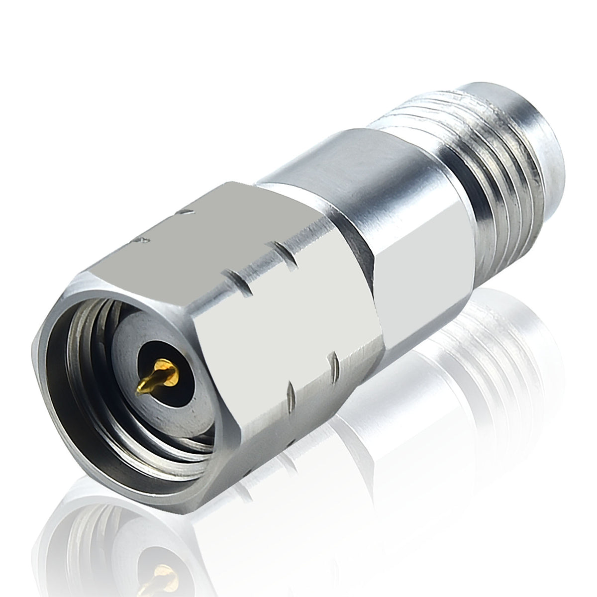 Wave Connector 2.4 mm 1.85 mm Wave Connector Precision 1.85 mm Female to 2.4 mm Male ...