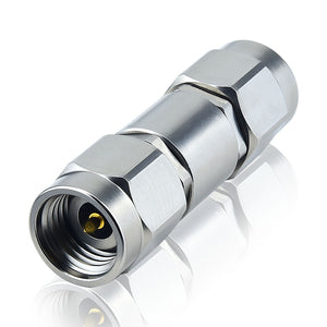 2.92 mm Wave Connector Precision 2.92 mm Male to SMA Male Adapter Stainless Steel Body Microwave Adapter, 50 Ohm,DC to 26.5 GHz, VSWR 1:1.2