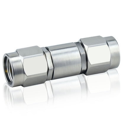 2.92 mm Wave Connector Precision 2.92 mm Male to SMA Male Adapter Stainless Steel Body Microwave Adapter, 50 Ohm,DC to 26.5 GHz, VSWR 1:1.2