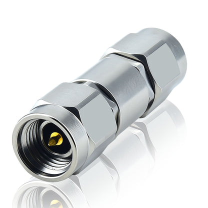 2.92 mm 3.5 mm Wave Connector Precision 2.92 mm Male to 3.5 mm Male Adapter Stainless Steel Body Microwave Adapter, 50 Ohm,DC to 34 GHz, VSWR 1:1.25