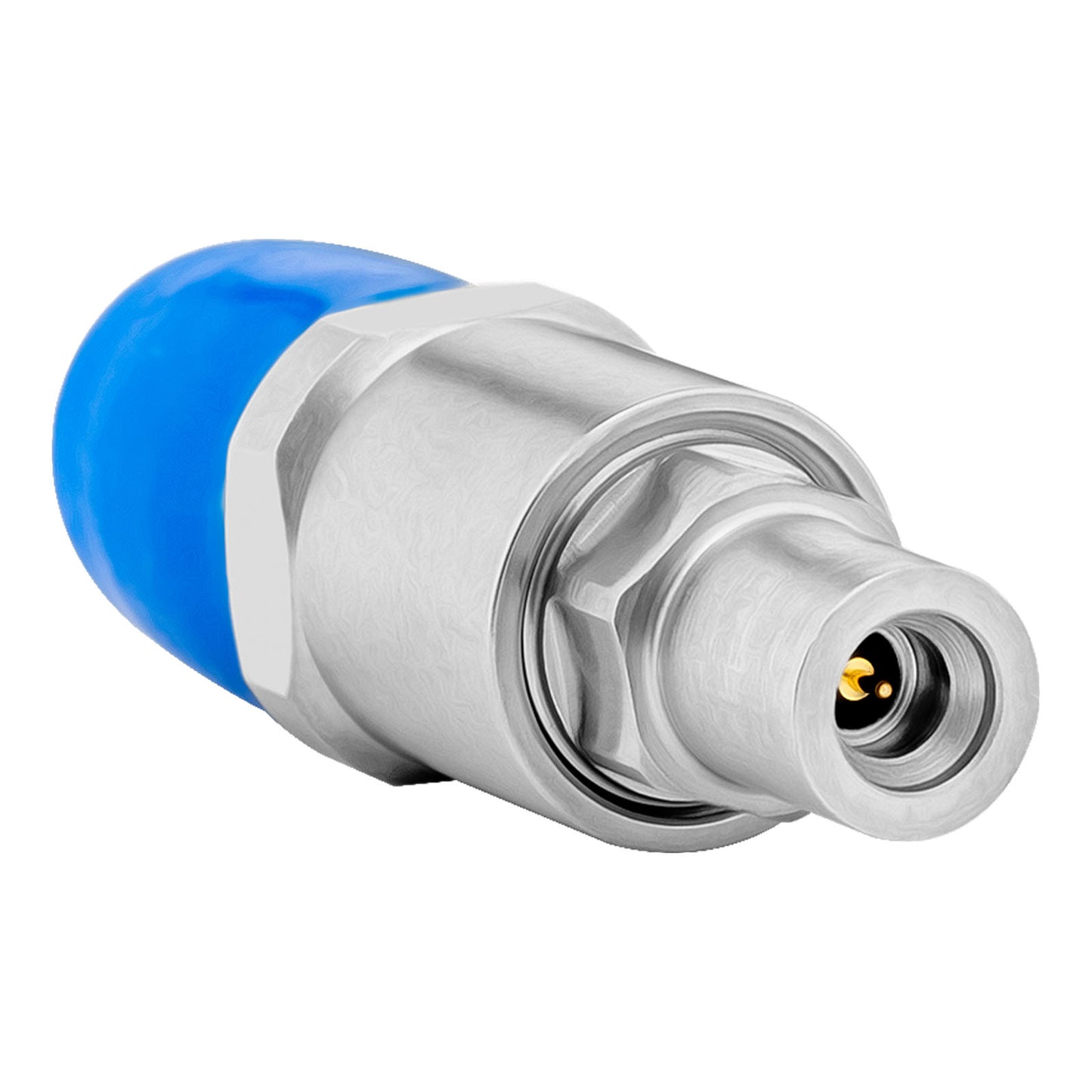 2.92 mm SSMP Wave Connector Precision 2.92 mm Female to SSMP Male Adapter Stainless Steel Body Microwave Adapter, 50 Ohm,DC to 40 GHz, VSWR 1:1.2