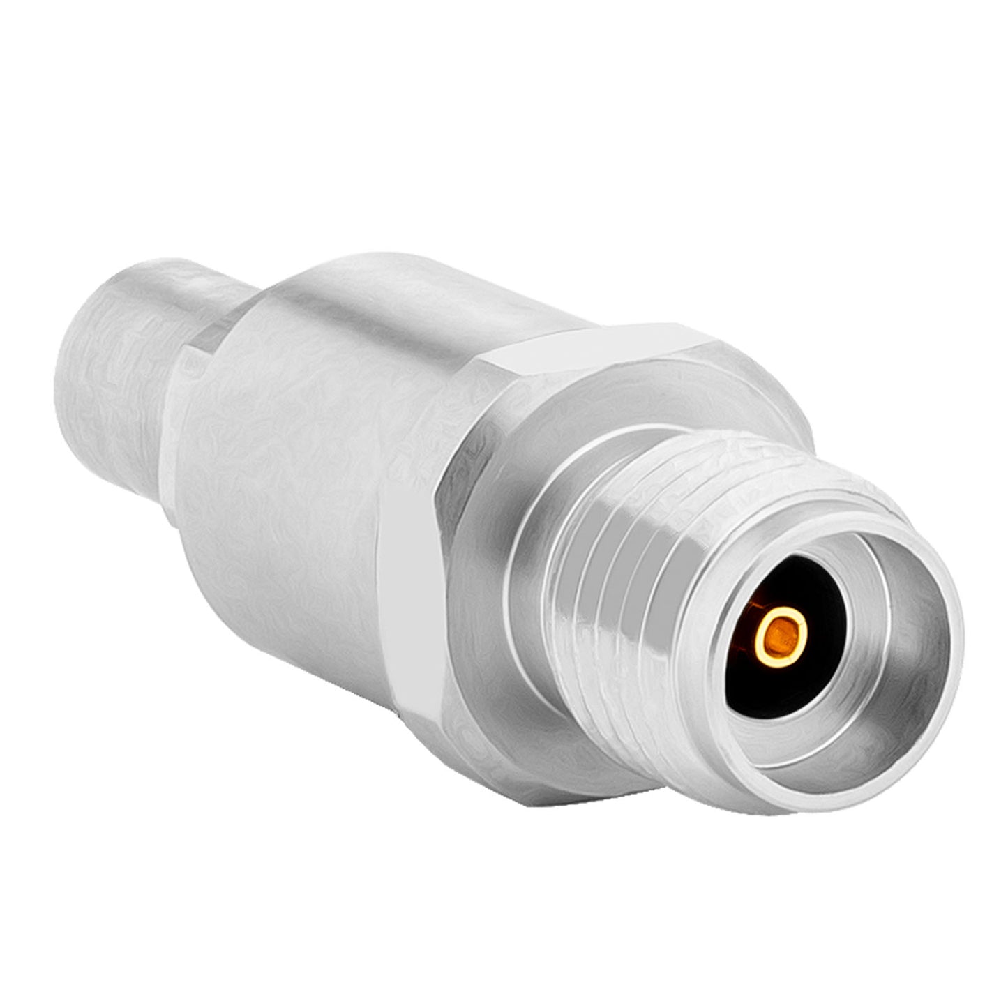 2.92 mm SSMP Wave Connector Precision 2.92 mm Female to SSMP Male Adapter Stainless Steel Body Microwave Adapter, 50 Ohm,DC to 40 GHz, VSWR 1:1.2