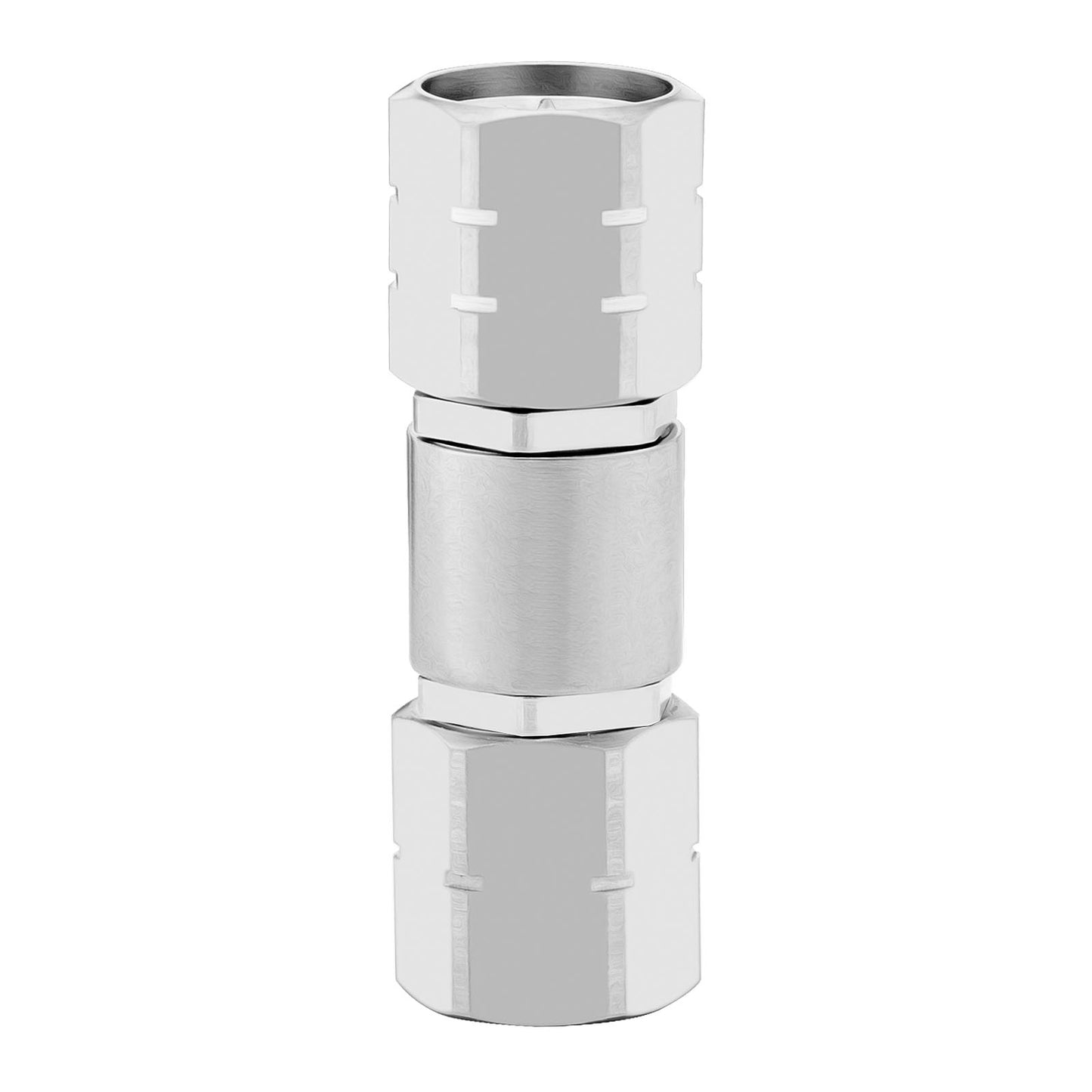 2.4 mm 1.85 mm Wave Connector Precision 1.85 mm Male to 2.4 mm Male Adapter Stainless Steel Body Microwave Adapter, 50 Ohm,DC to 50 GHz, VSWR 1:1.25