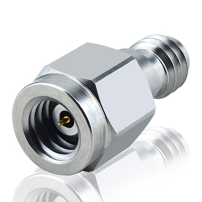 1.0 mm Wave Connector Precision 1.0 mm Male to 1.0 mm Female Adapter Stainless Steel Body Microwave Adapter, 50 Ohm,DC to 110 GHz, VSWR 1:1.3