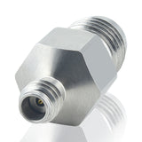 1.0 mm 1.85 mm Wave Connector Precision 1.0 mm Female to 1.85 mm Female Adapter Stainless Steel Body Microwave Adapter, 50 Ohm,DC to 67 GHz, VSWR 1:1.2