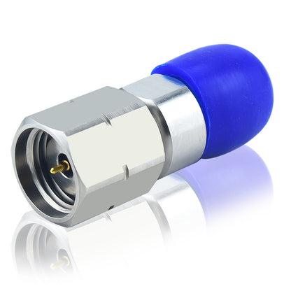 2.4 mm 1.85 mm Wave Connector Precision 1.85 mm Male to 2.4 mm Female Adapter Stainless Steel Body Microwave Adapter, 50 Ohm,DC to 50 GHz, VSWR 1:1.25