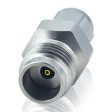 1.0 mm 1.85 mm Wave Connector Precision 1.0 mm Male to 1.85 mm Female Adapter Stainless Steel Body Microwave Adapter, 50 Ohm,DC to 67 GHz, VSWR 1:1.2