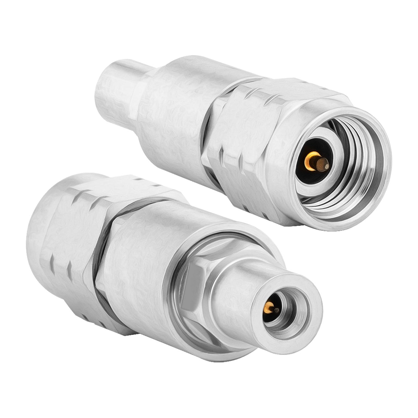 2.92 mm SSMP Wave Connector Precision 2.92 mm Male to SSMP Male Adapter Stainless Steel Body Microwave Adapter, 50 Ohm,DC to 40 GHz, VSWR 1:1.2