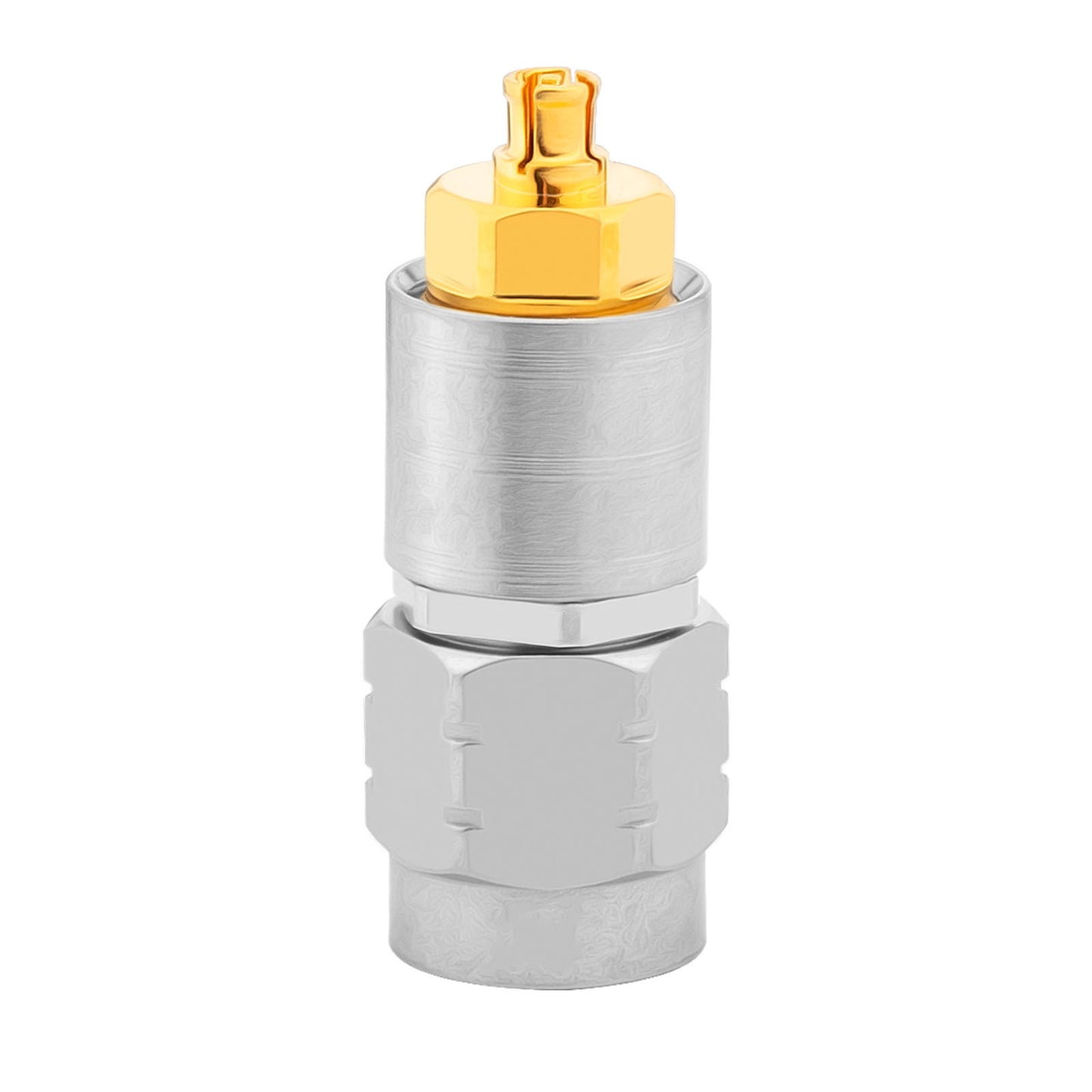 2.92 mm SSMP Wave Connector Precision 2.92 mm Male to SSMP Female Adapter Stainless Steel Body Microwave Adapter, 50 Ohm,DC to 40 GHz, VSWR 1:1.2