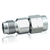 2.4 mm 3.5 mm Wave Connector Precision 2.4 mm Female to 3.5 mm Male Adapter Stainless Steel Body Microwave Adapter, 50 Ohm,DC to 34 GHz, VSWR 1:1.25