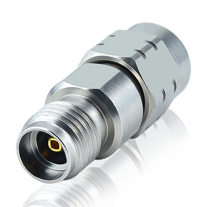 2.92 mm 3.5 mm Wave Connector Precision 2.92 mm Male to 3.5 mm Female Adapter Stainless Steel Body Microwave Adapter, 50 Ohm,DC to 34 GHz, VSWR 1:1.25
