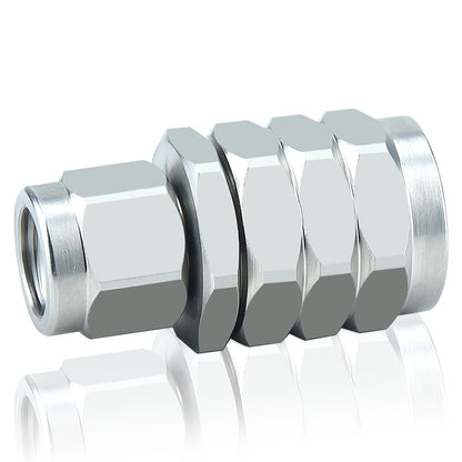 1.0 mm 1.85 mm Wave Connector Precision 1.0 mm Male to 1.85 mm Male Adapter Stainless Steel Body Microwave Adapter, 50 Ohm,DC to 67 GHz, VSWR 1:1.2