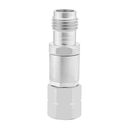1.85 mm Wave Connector Precision 1.85 mm Male to 1.85 mm Female Adapter Stainless Steel Body Microwave Adapter, 50 Ohm,DC to 67 GHz, VSWR 1:1.25