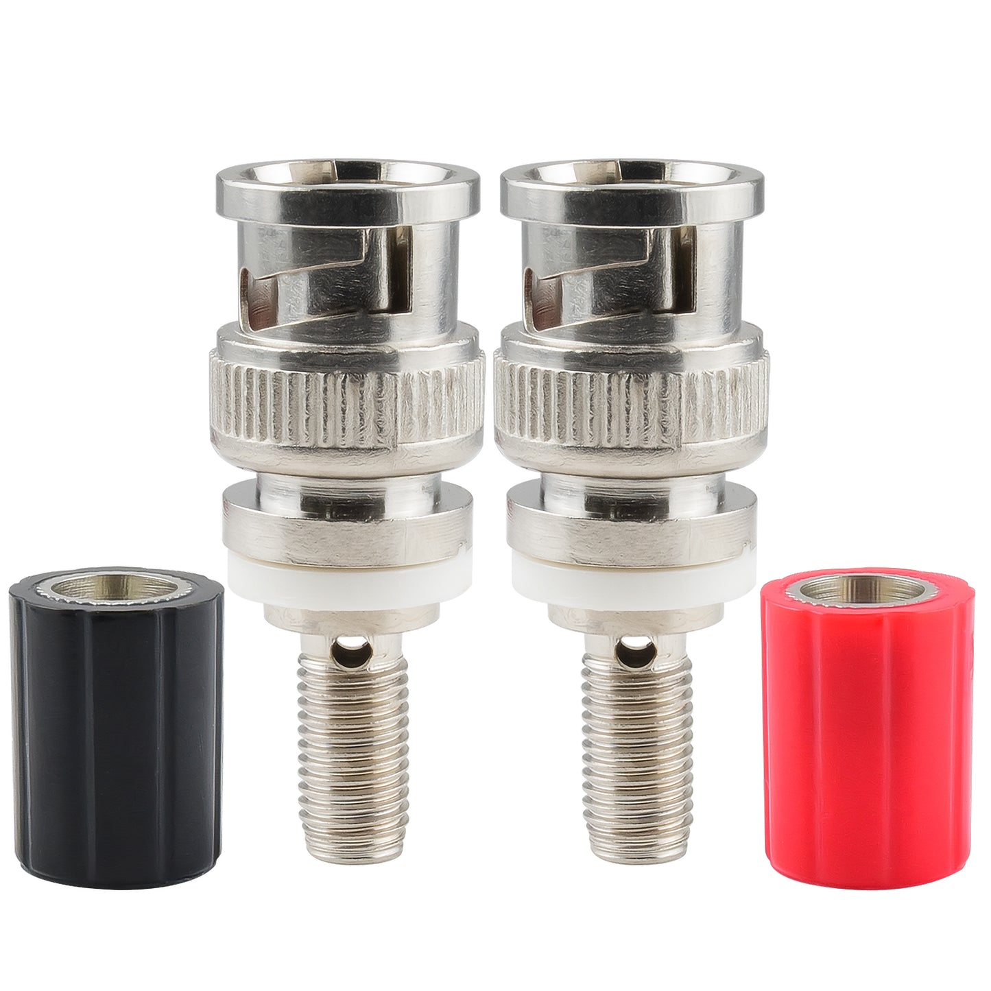 BNC Male to 4mm Banana Jack Adapter Q9 Oscilloscope Terminal Block Jacks Insulated BNC Socket Straight Connector Pack of 2…
