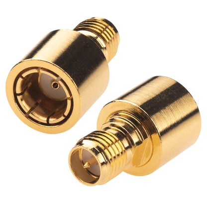 onelinkmore SMA Quick Push-On Adapter DC-12GHz Precision RF Test Connector & Port Saver Gold Plated Rapid Connect for Lab Testing, VNA, Antenna Production Pack of 2