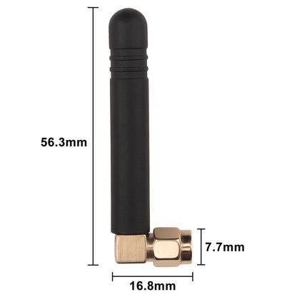 1090Mhz Antenna Small 1090Mhz ADS-B Aerial Omni Directional Thumb Antenna SMA Male Router Antenna for FPV Racing Drone Multicopter ADS-B RT SDR Software Defined Radio Dongle Tuner Receiver Pack of 2