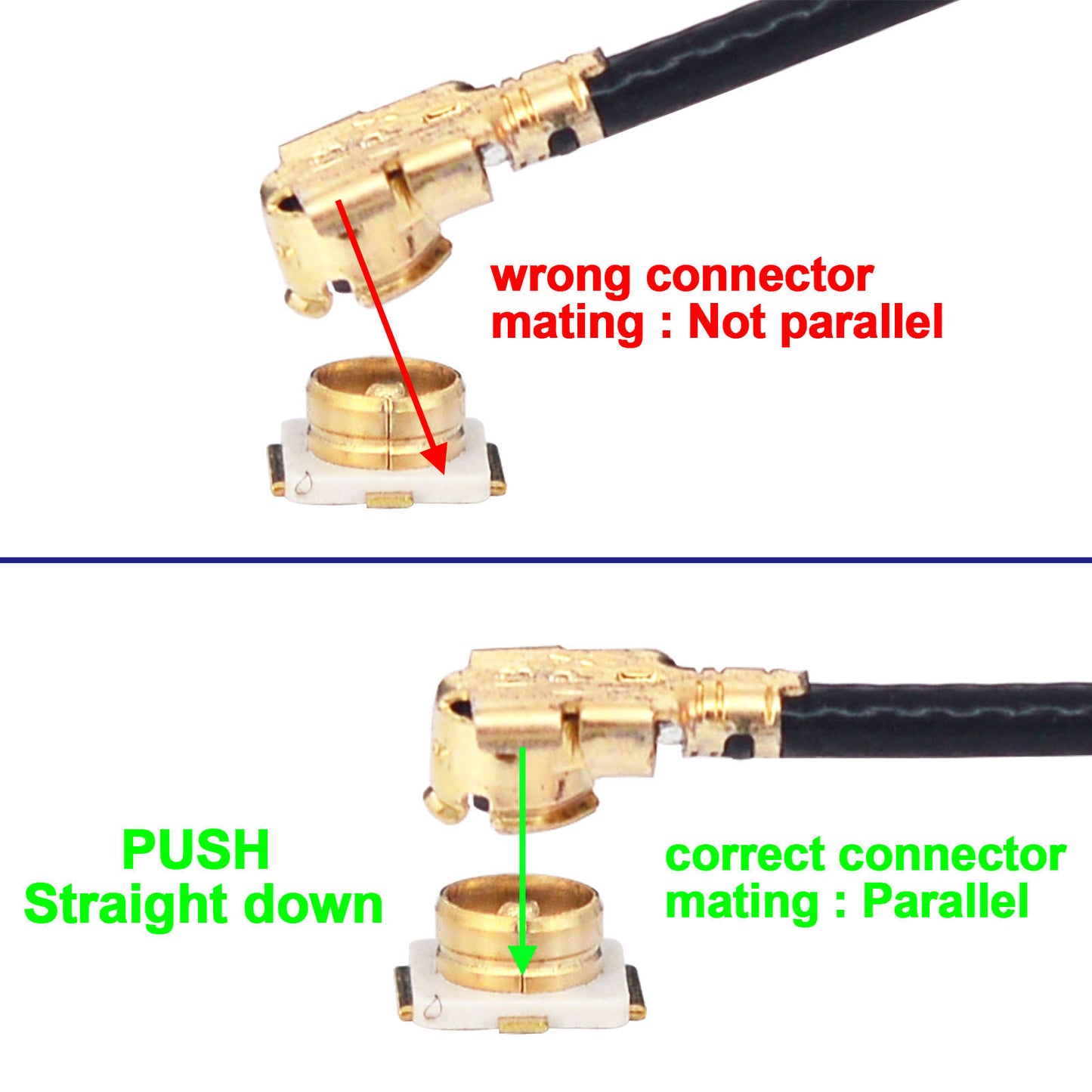 U.FL Holder UFL Male Connector 50 PCS RF Coaxial Connector Antenna Element Base Solder for PCB Mount Socket Jack Female Antenna Wireless LAN Cable Radio External Antenna
