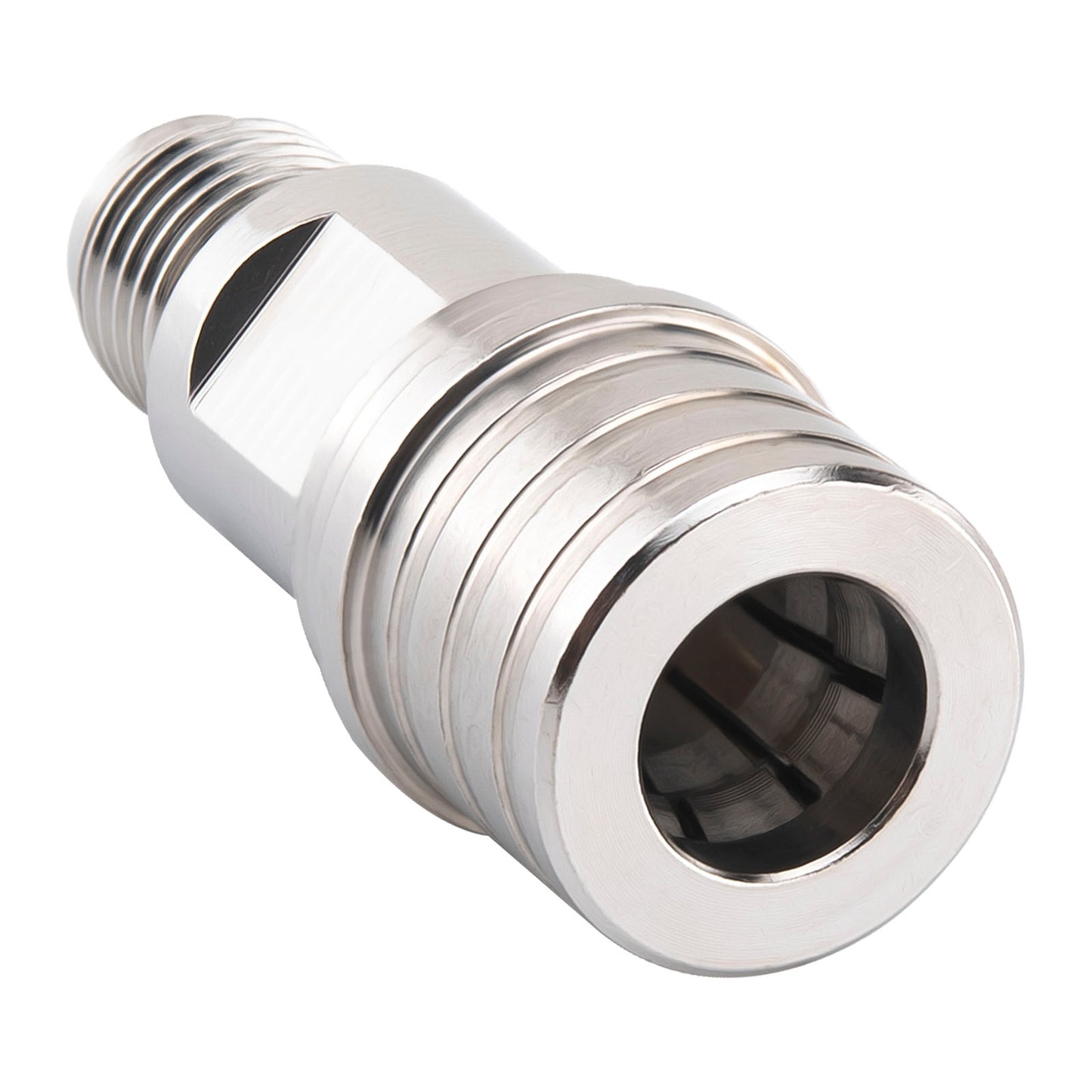 onelinkmore SMA Female to QMA Male Adapter, 6GHz RF Coaxial Connector for 5G Base Stations/Industrial IoT (QMA Male, SMA Female)