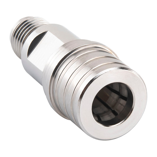 onelinkmore SMA Female to QMA Male Adapter, 6GHz RF Coaxial Connector for 5G Base Stations/Industrial IoT (QMA Male, SMA Female)