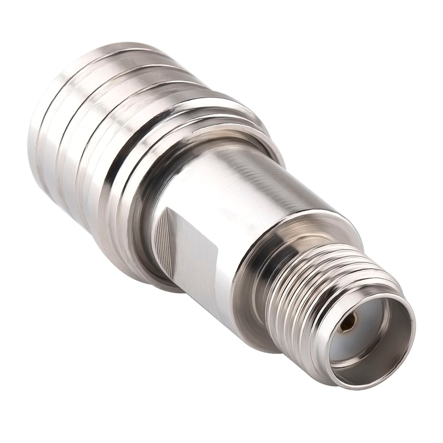 onelinkmore SMA Female to QMA Male Adapter, 6GHz RF Coaxial Connector for 5G Base Stations/Industrial IoT (QMA Male, SMA Female)