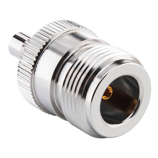 onelinkmore N Female to QMA Female Adapter, 6GHz RF Connector for 5G mmWave/Satcom Cellular Communication basestation, 4G/5G Antenna System, Signal Transmission, WiFi Router