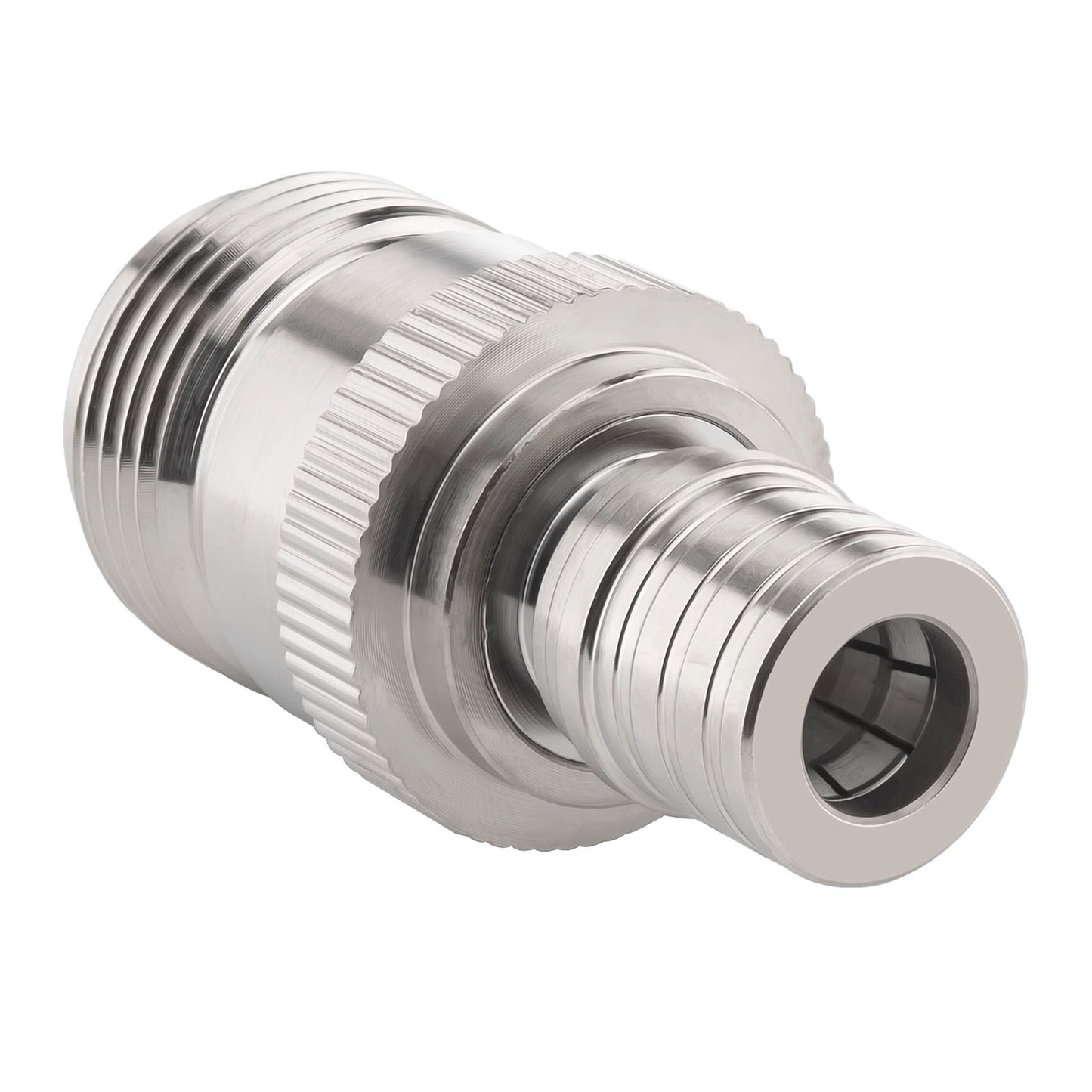 onelinkmore N Female to QMA Male Adapter, 6GHz RF Connector for 5G mmWave/Satcom Cellular Communication basestation, 4G/5G Antenna System, Signal Transmission, WiFi Router(QMA Male, N Female)
