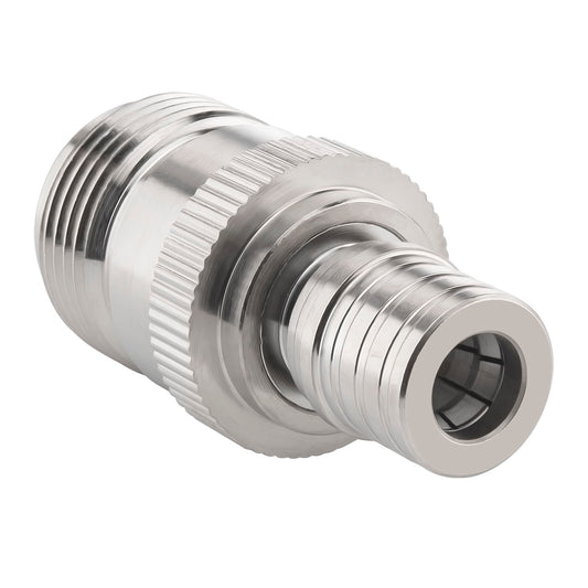 onelinkmore N Female to QMA Male Adapter, 6GHz RF Connector for 5G mmWave/Satcom Cellular Communication basestation, 4G/5G Antenna System, Signal Transmission, WiFi Router(QMA Male, N Female)