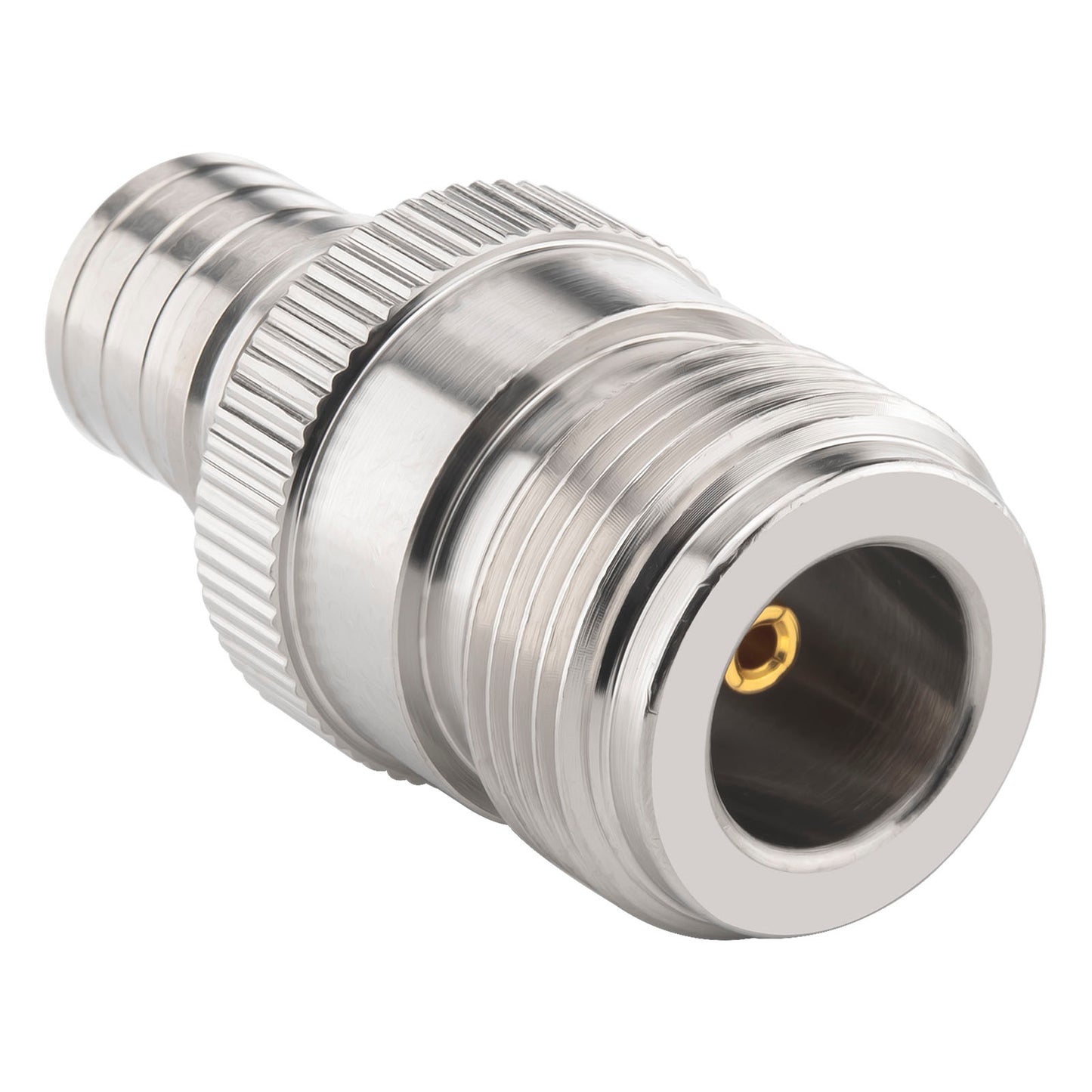 onelinkmore N Female to QMA Male Adapter, 6GHz RF Connector for 5G mmWave/Satcom Cellular Communication basestation, 4G/5G Antenna System, Signal Transmission, WiFi Router(QMA Male, N Female)