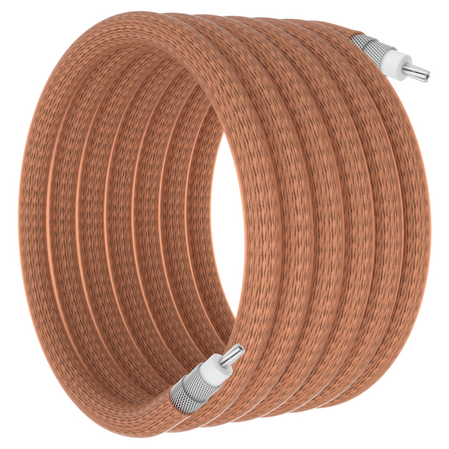 RG393 Low Loss RF Coaxial Cable,Double Shielded All Copper Anti-Interference Coax Cable, 50 Ohm Copper FEP Jacket High Temp Long-Distance Signal Transmission for 5G Base Station, Test Equipment