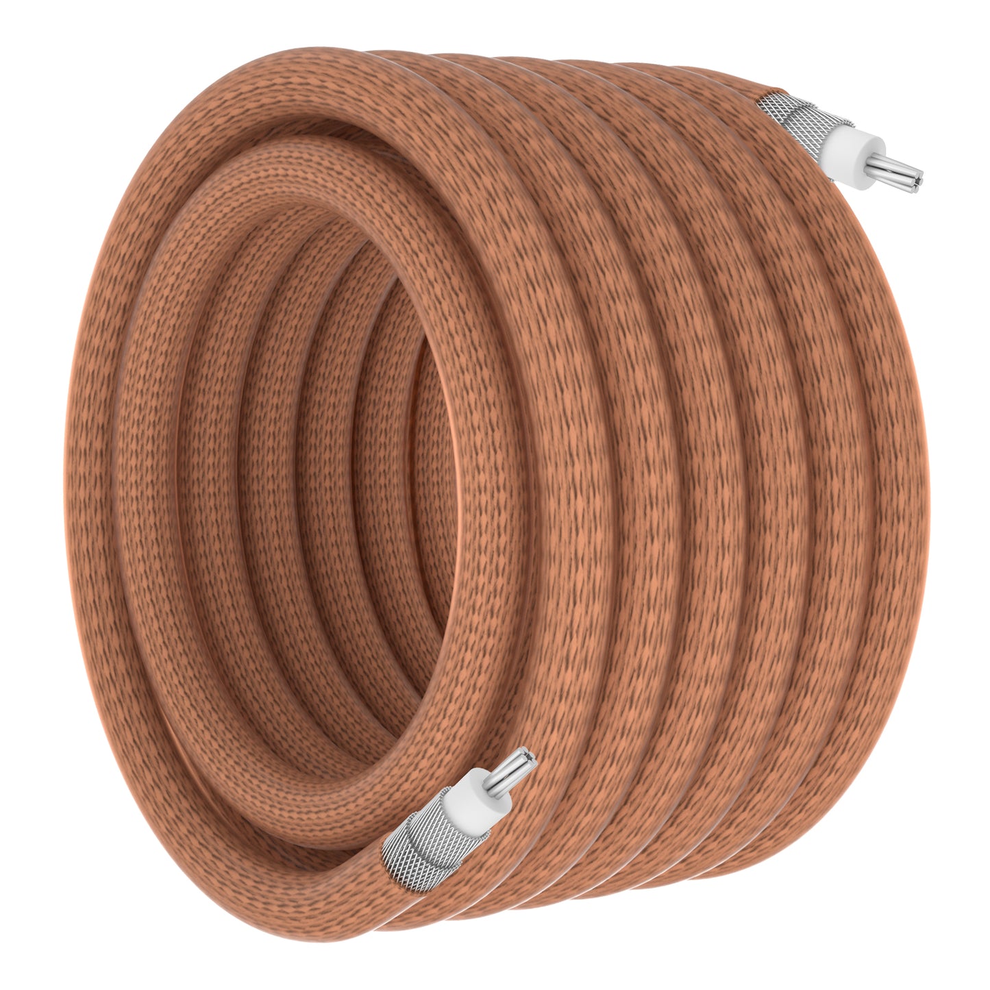RG393 Low Loss RF Coaxial Cable,Double Shielded All Copper Anti-Interference Coax Cable, 50 Ohm Copper FEP Jacket High Temp Long-Distance Signal Transmission for 5G Base Station, Test Equipment