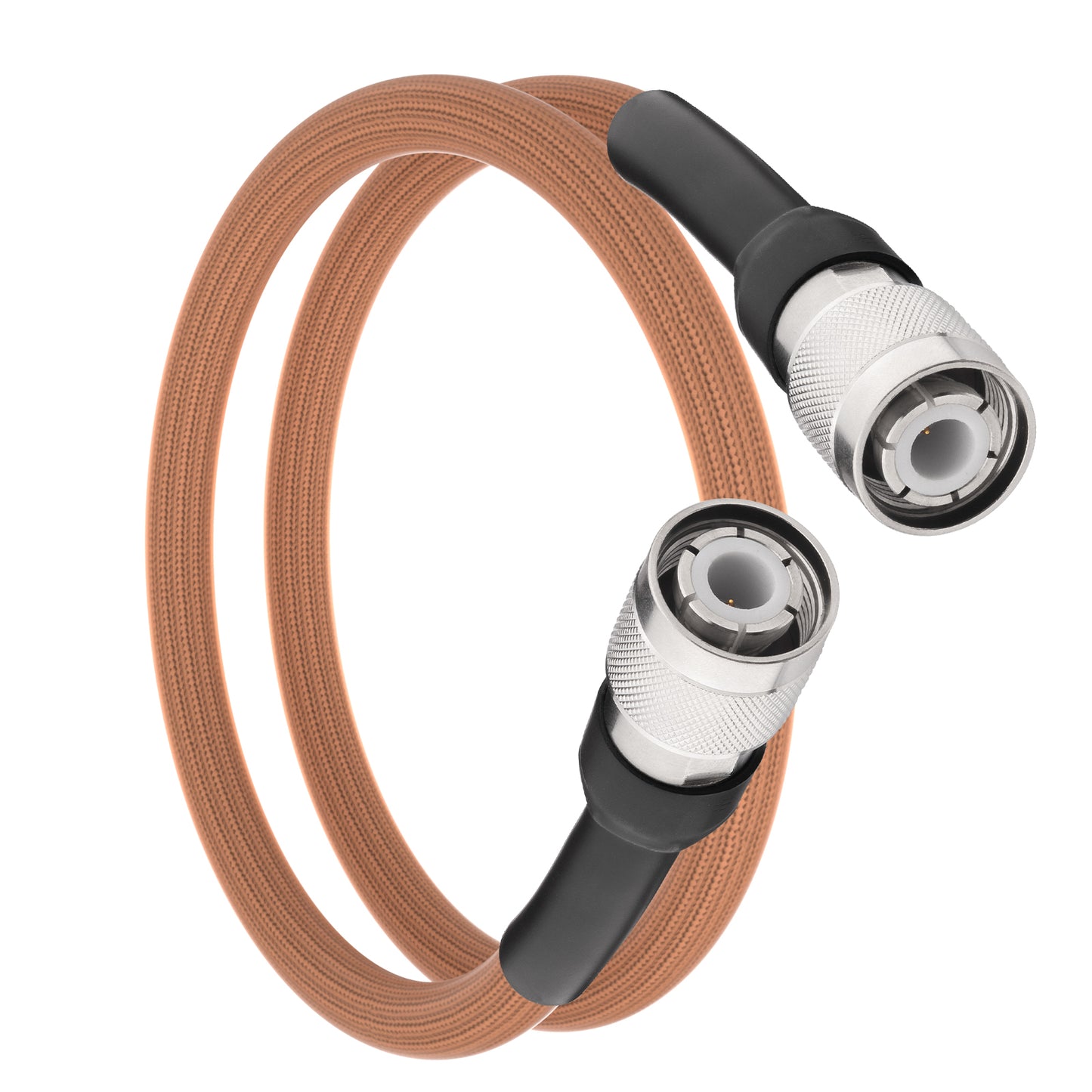 onelinkmore HN Male to HN Male Coaxial Cable, RG393 Double Shielded 50 Ohm FEP Jacket RF Jumper, Silver Plated Copper for Spectrum Analyzer, High Power Radar, High Temperature