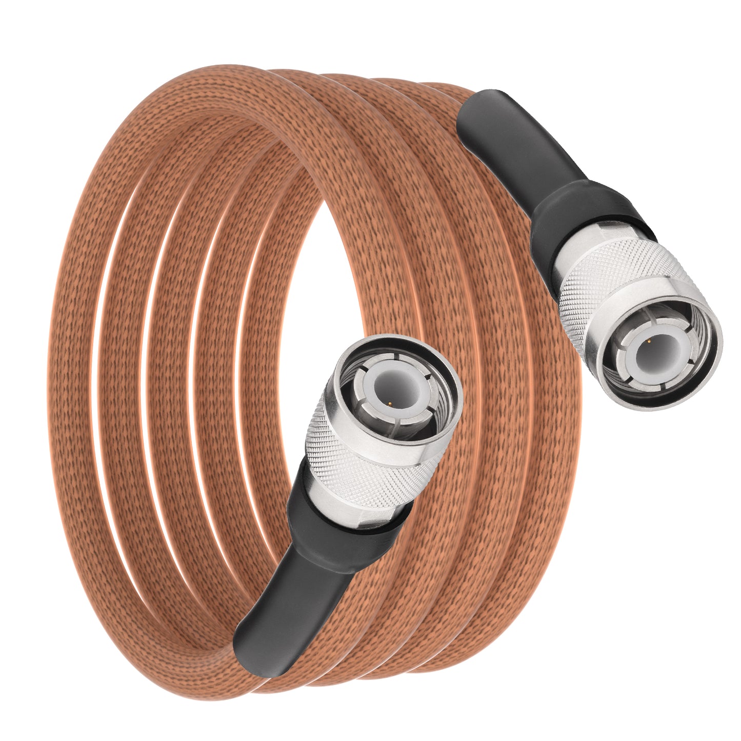 onelinkmore HN Male to HN Male Coaxial Cable, RG393 Double Shielded 50 Ohm FEP Jacket RF Jumper, Silver Plated Copper for Spectrum Analyzer, High Power Radar, High Temperature