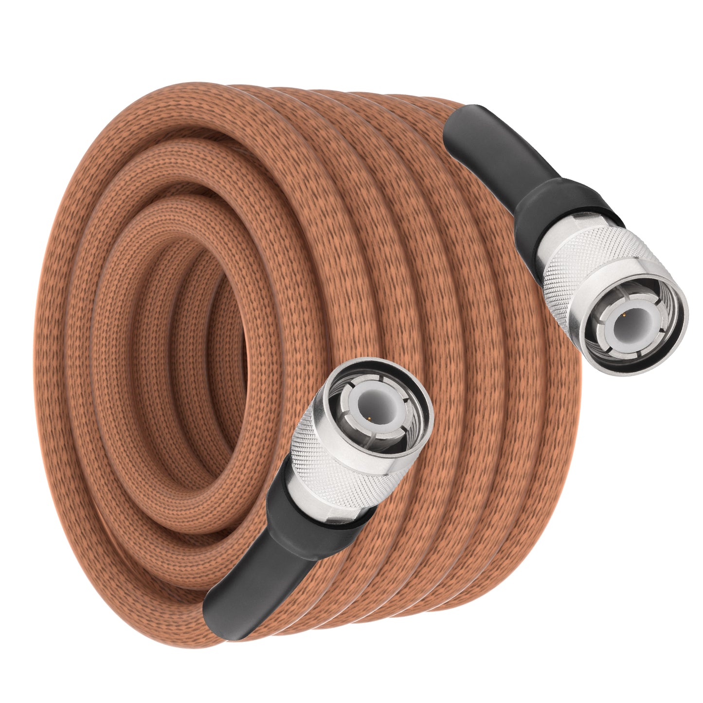 onelinkmore HN Male to HN Male Coaxial Cable, RG393 Double Shielded 50 Ohm FEP Jacket RF Jumper, Silver Plated Copper for Spectrum Analyzer, High Power Radar, High Temperature