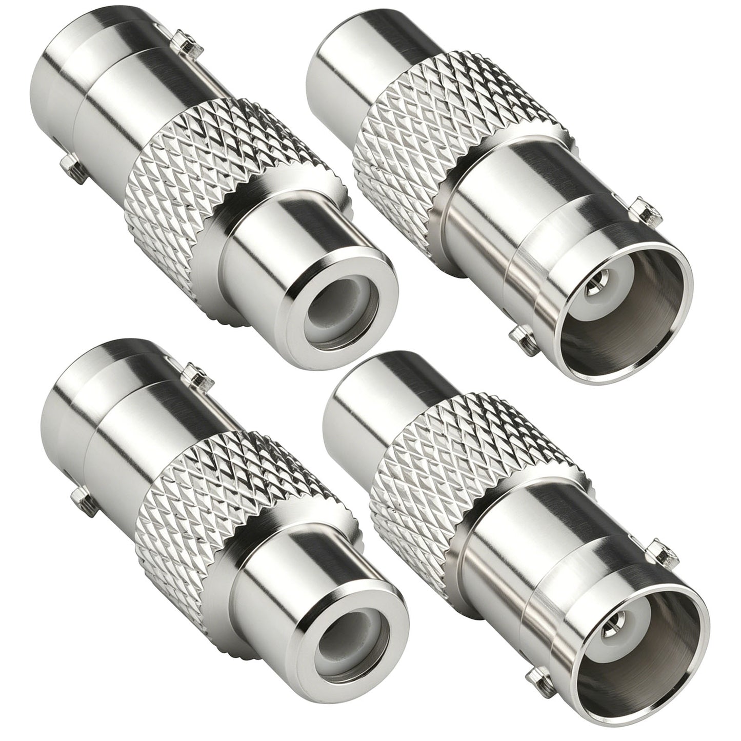BNC to RCA Adapter,BNC to RCA Converter Coaxial Coax RG6 Adapter for SDR, PVM Display and Test Hardware Pack of 4