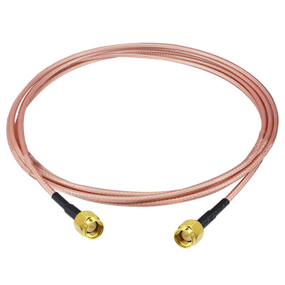 SMA Male to SMA Male Cable, Network Antenna Wire Extension RG316 Wire Jumper Assembly Low Loss RF Coaxial Cable for Network Analyzer LNA Low Noise RTL SDR Dongle