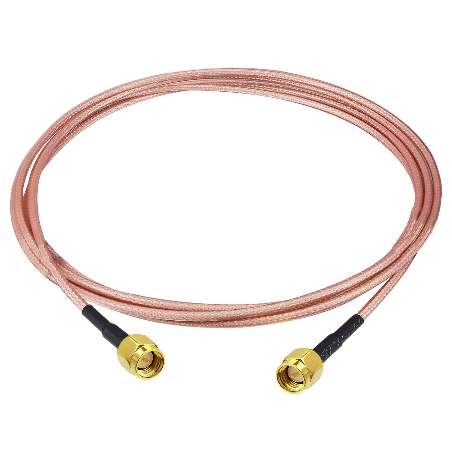 SMA Male to SMA Male Cable, Network Antenna Wire Extension RG316 Wire Jumper Assembly Low Loss RF Coaxial Cable for Network Analyzer LNA Low Noise RTL SDR Dongle