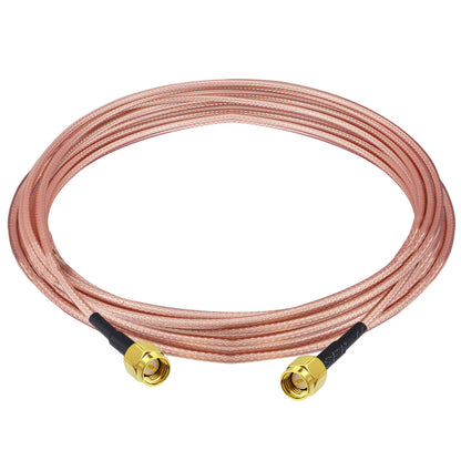 SMA Male to SMA Male Cable, Network Antenna Wire Extension RG316 Wire Jumper Assembly Low Loss RF Coaxial Cable for Network Analyzer LNA Low Noise RTL SDR Dongle