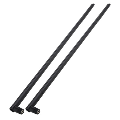 WiFi Bluetooth Antenna 2.4GHz 12dbi Omni Directional 1.3FT RP-SMA Male Long Range Antenna 2PCS for WiFi Router Wireless Network Devices Desktop PC USB Adapter PCI PCIe Cards PC Camera WiFi6 Adapter