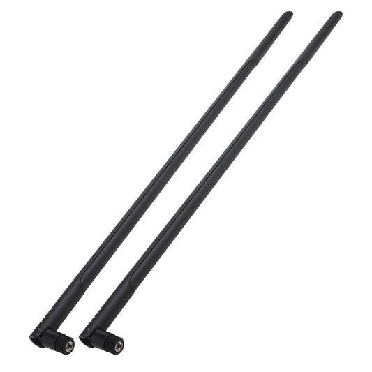 WiFi Bluetooth Antenna 2.4GHz 12dbi Omni Directional 1.3FT RP-SMA Male Long Range Antenna 2PCS for WiFi Router Wireless Network Devices Desktop PC USB Adapter PCI PCIe Cards PC Camera WiFi6 Adapter