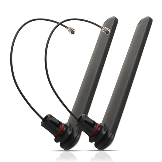 4G ITE Antenna 3dBi U.FL/MHF1 ESP32-S3 Bluetooth Antenna 698-2700MHz with 10cm Cable for Cellular Mini PCIe Card,Network Card,Routers,Notebook,PC Desktop,PS4 Build,loT Device,2 Pack