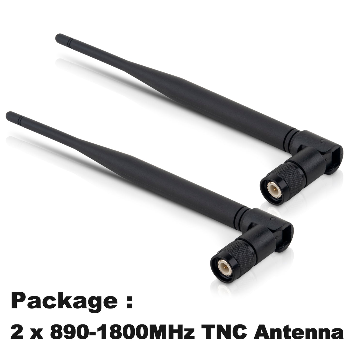 ADS-B SDR Antenna 900-1800MHz Dual Band 978/1090Mhz TNC Male Mobile Antenna Omnidirectional 3dBi Outdoor Foldable Aerial for RTL SDR, Drone FPV, Ham Radio, USB Dongle Tuner Receiver 2Pcs