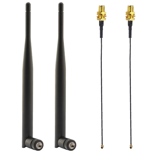915MHz LoRa Antenna (2 Pack), Indoor 3dBi Gain Omni SMA Male Antenna,with U.FL MHF1 Extension Cable for Hel tec V 3 ESP 32, ESP32 LoRa V3 Development Board&915MHz LoRa Module
