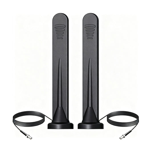 5G/4G LTE GSM Antenna TS9 External Magnetic Base Antenna 15dBi Omnidirectional Network Antenna for AT&T Nighthawk MR6110 MR6500 M6 Pro MR6150 M5 MR5100 MR5200 5G Mobile Hotspot Router 2-Pack