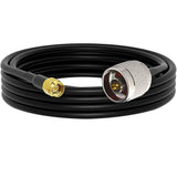 Ultra Flexible SMA to N Cable Low Loss RG58 N Male to SMA Male Antenna RF Coaxial Cable and Two-Way Radio Applications Pure Copper 50 ohm for 3G/4G/LTE/ADS-B/Ham/WiFi/RF Radio