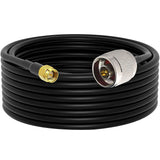 Ultra Flexible SMA to N Cable Low Loss RG58 N Male to SMA Male Antenna RF Coaxial Cable and Two-Way Radio Applications Pure Copper 50 ohm for 3G/4G/LTE/ADS-B/Ham/WiFi/RF Radio